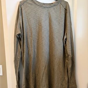 We The Free Arden Tee in Washed Army Green in XL